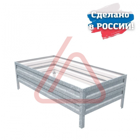Грядка оцинкованная высотой 40 см